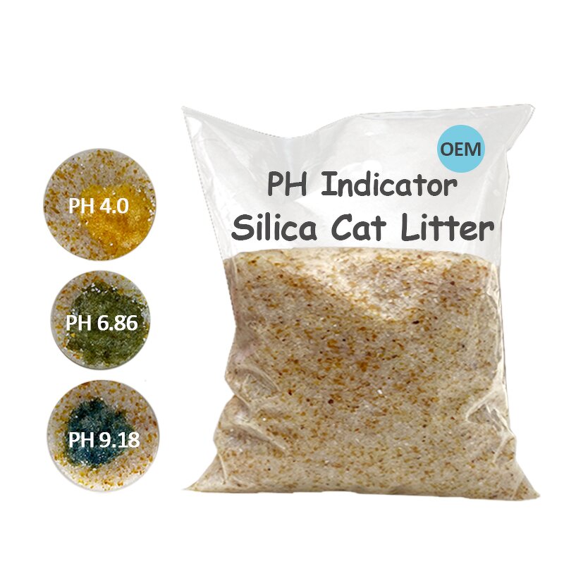 Crystal Silica Gel Cat Litter Manufacturer - Ph Health Care Monitoring Indicator Sand