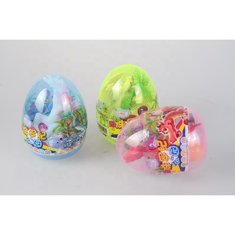 Wholesale Big Plastic Dinosaur Surprise Egg Toy Candy