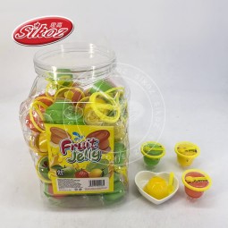 Wine Glass Shaped Fruit Flavored Jelly Pudding