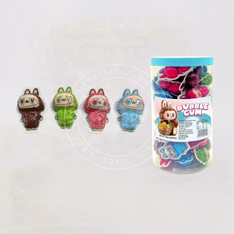 Cartoon Chewing Gum Colorful Bubble Gum