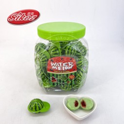 Watermelon Shaped Fruity-flavored Filled Gummy Candy