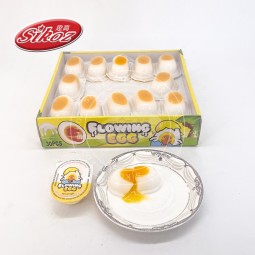 Egg Shaped Flowing Jam Jelly Pudding