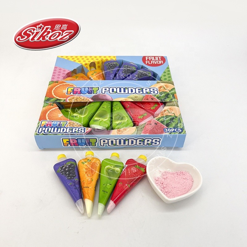 Grape, Mango, Apple, and Strawberry Flavored Powder Candy