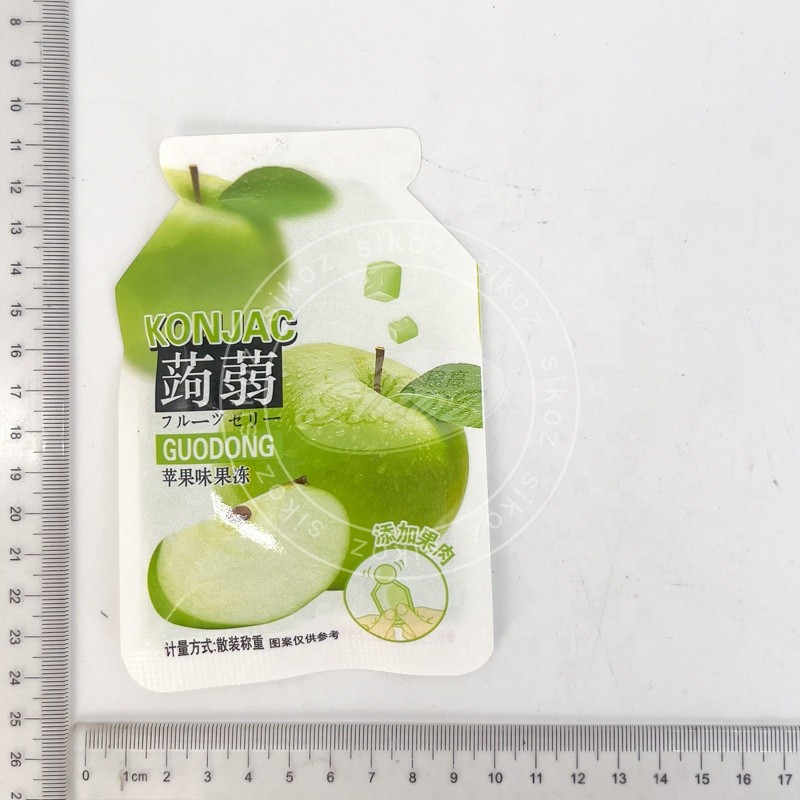 Green Apple, Blueberry, mango Flavored Konjak Jelly Slices