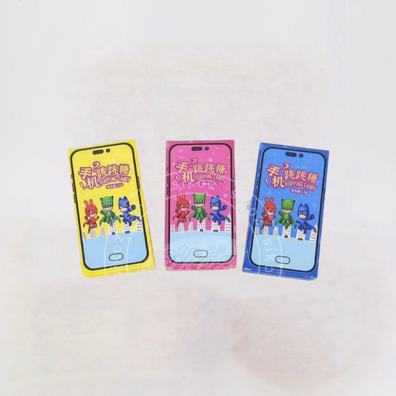 Toy Phone Popping Candy and Scratch Cards