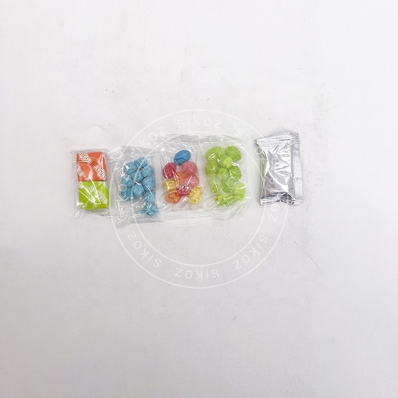 The 5-in-1 Candy Contains Swiss Candy, Gummies, and Popping Candies