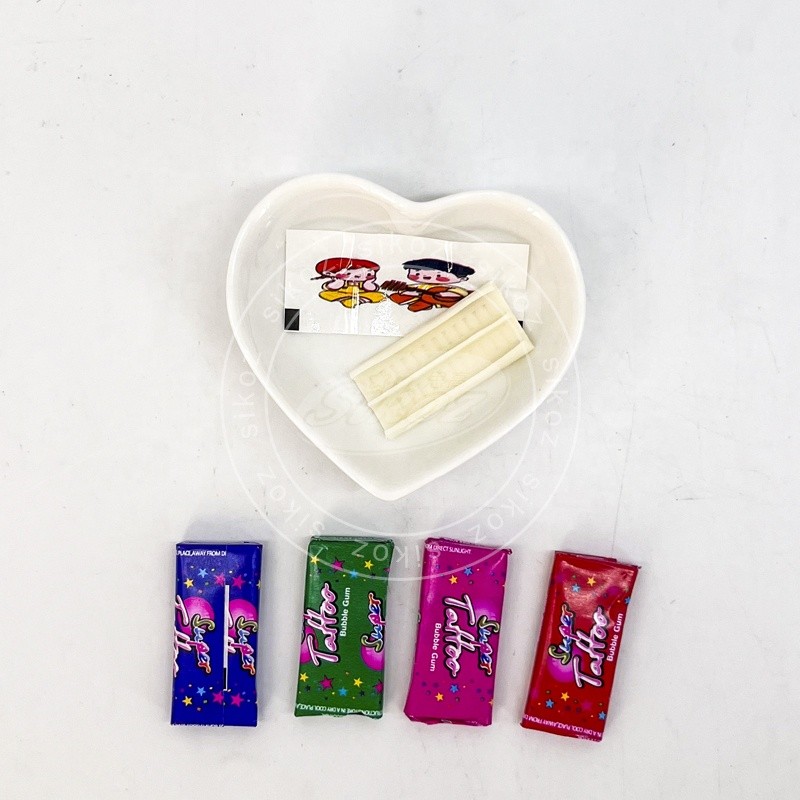 Bubble Gum and Tattoo Stickers