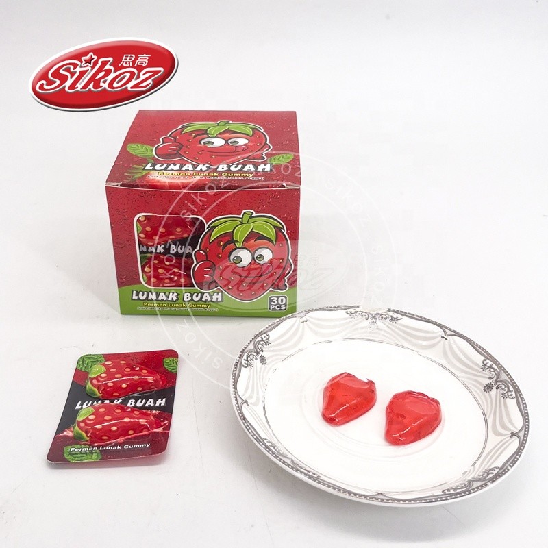 Strawberry Juice Gummies for Children's Rest Snacks