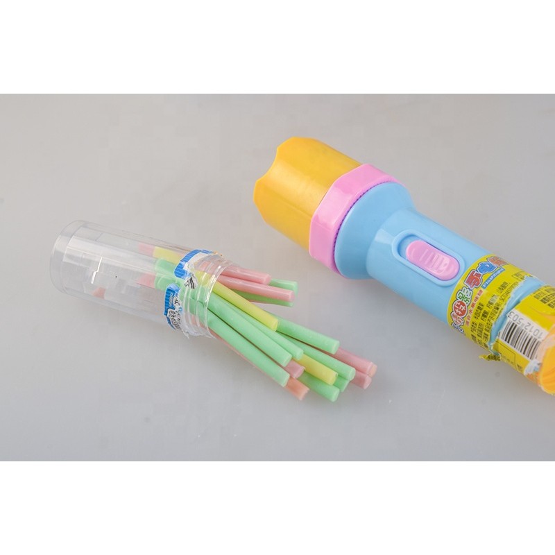 New  Projection Flashlight Torch Toy With Candy