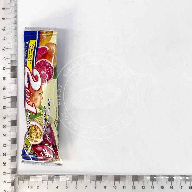 2-in-1mix Fruit Flavor Lollipop Sour Sand Candy