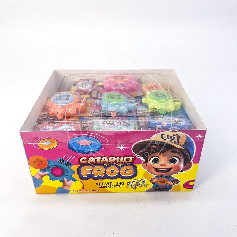 FROG CATAPULT TOY and TATTOO GUM