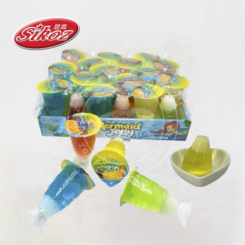 Mermaid Jelly Cup Fruit Flavor Jelly