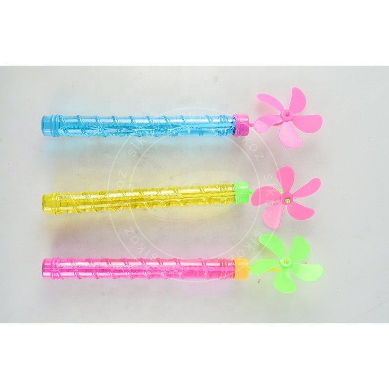Colorful Summer Beach Windmill Soap Bubble Stick