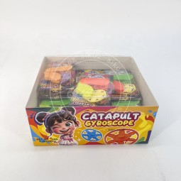 Peg-top toy and tattoo gum