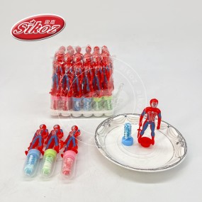 Spider Man Toy Hard Candy Colorful Lollipop Candy