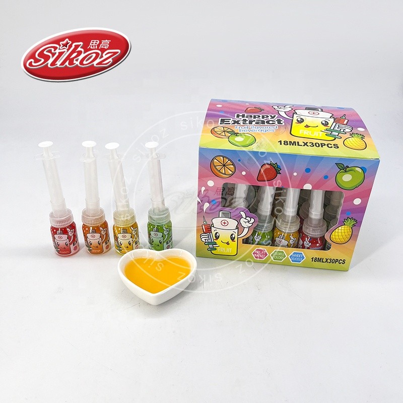 Happy Extract Fruit Flavor Beverages Needle Liquid Candy