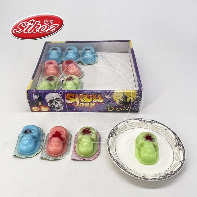 Skull Fruit Flavor Jelly Flow Jam Jelly