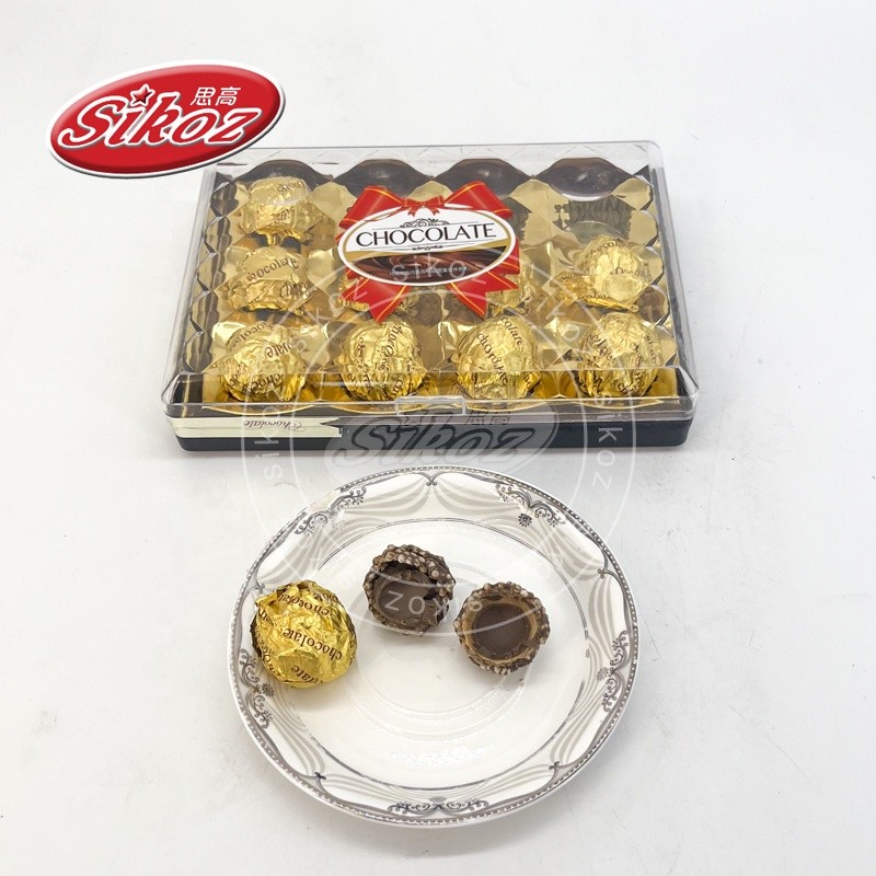 Chocolate Ball Filled Chocolate Sauce