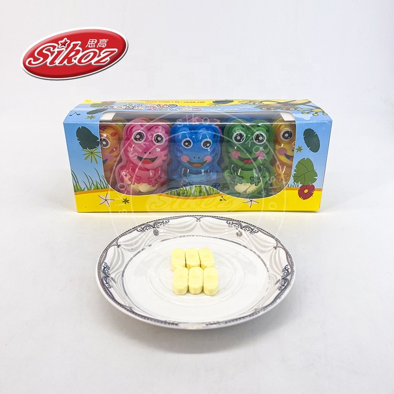 Colorful Frog Shaped Freeze Dried Candy Tablet Candy