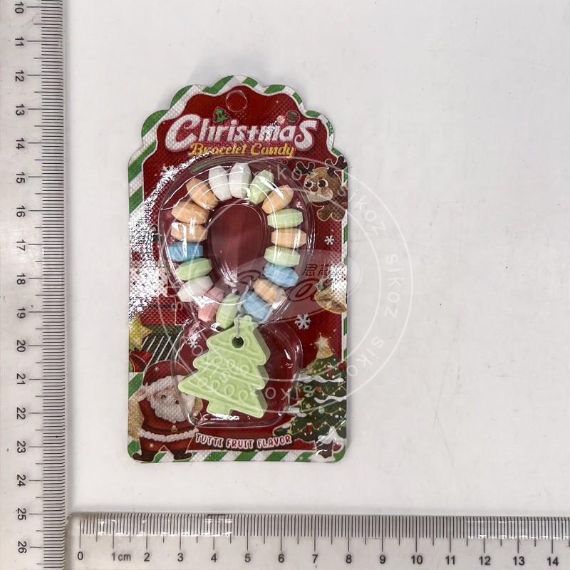 Colorful Bracelet Hard Candy Christmas Elements Toy Candy