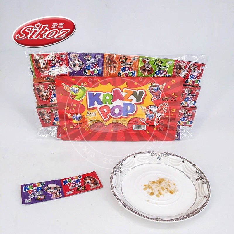Wholesale Crazy Pop Candy Popping Candy in Bag