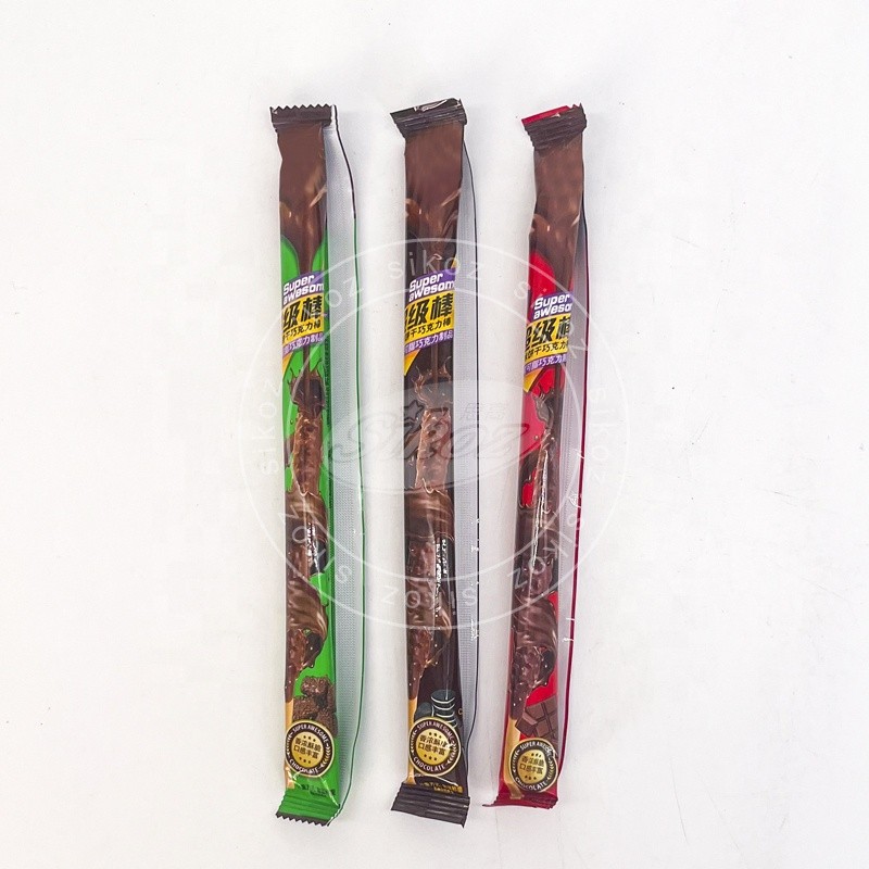 A Long Biscuit Stick Wrapped in a Layer of Chocolate