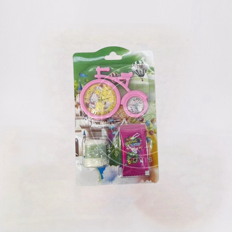 Bicycle Toy Popping Candy and Roll Gummy