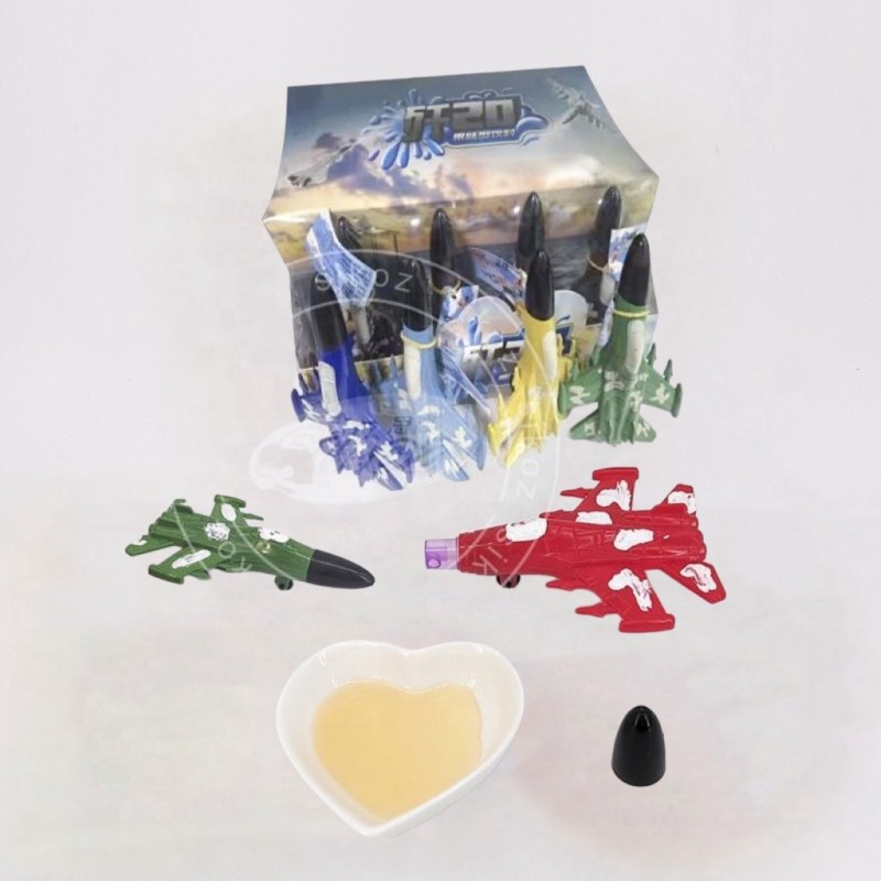 Colored Toy Airplane Fruit Spray Candy