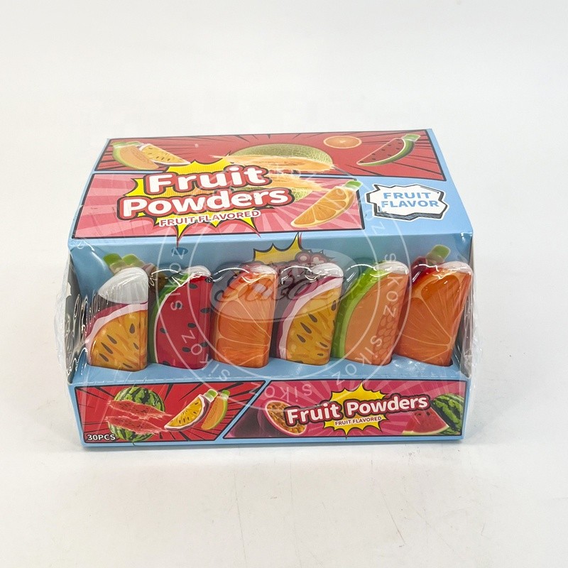 Passion Fruit, Watermelon, Orange, Cantaloupe Flavored Powder Candy