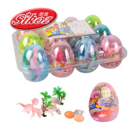 Wholesale Big Plastic Dinosaur Surprise Egg Toy Candy