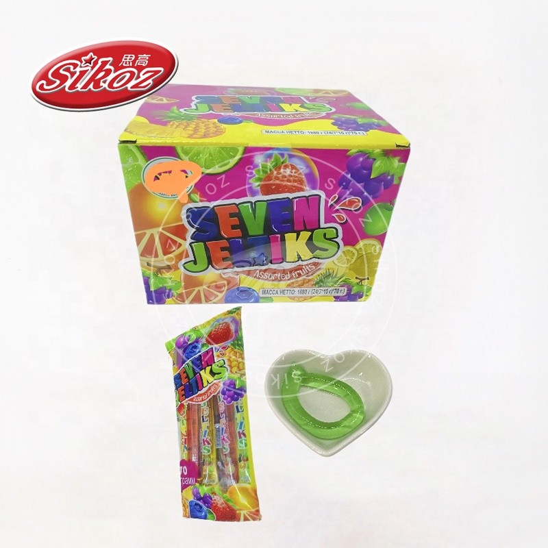 Fruit Flavor Jelly Colorful Jelly Sticks