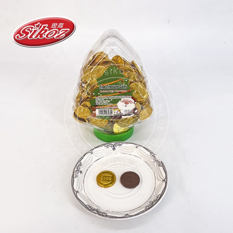 Chocolate in the Shape of Gold Coins