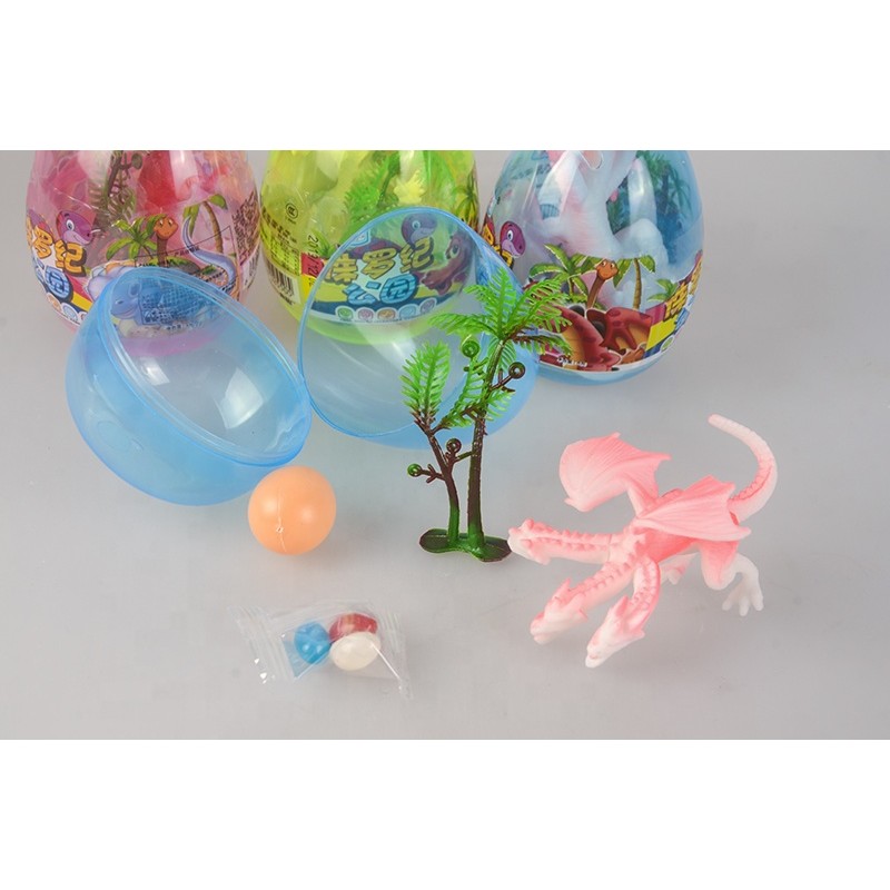 Wholesale Big Plastic Dinosaur Surprise Egg Toy Candy