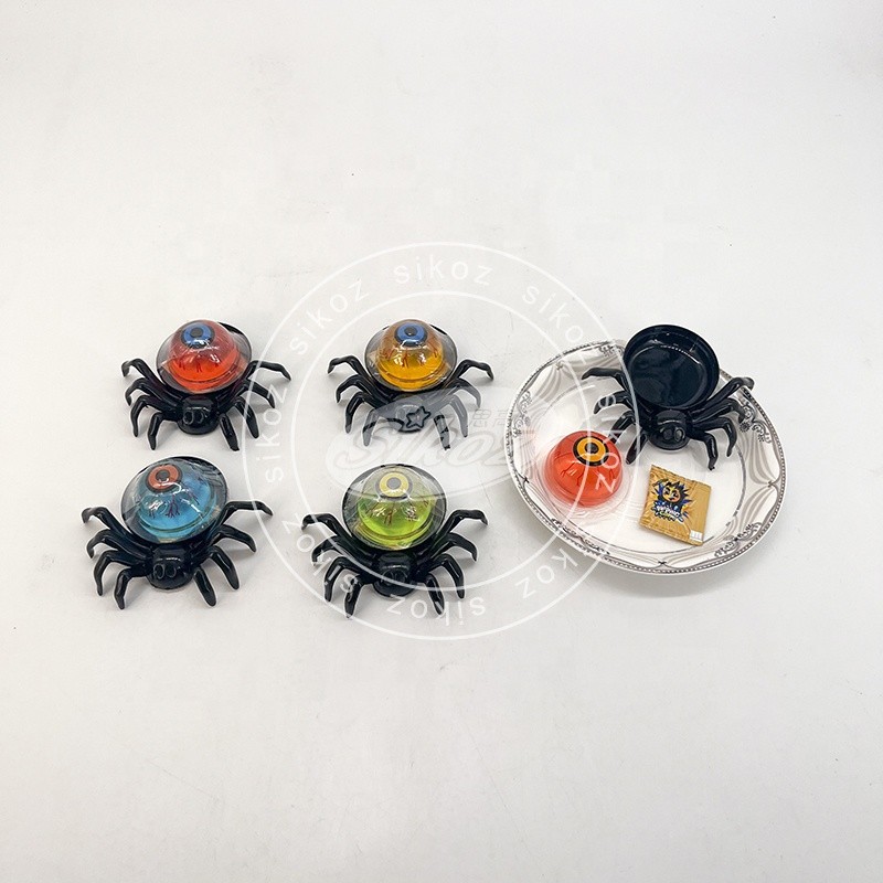 Spider Shaped  Jelly with Popping Candy That Kid's Toy Candy