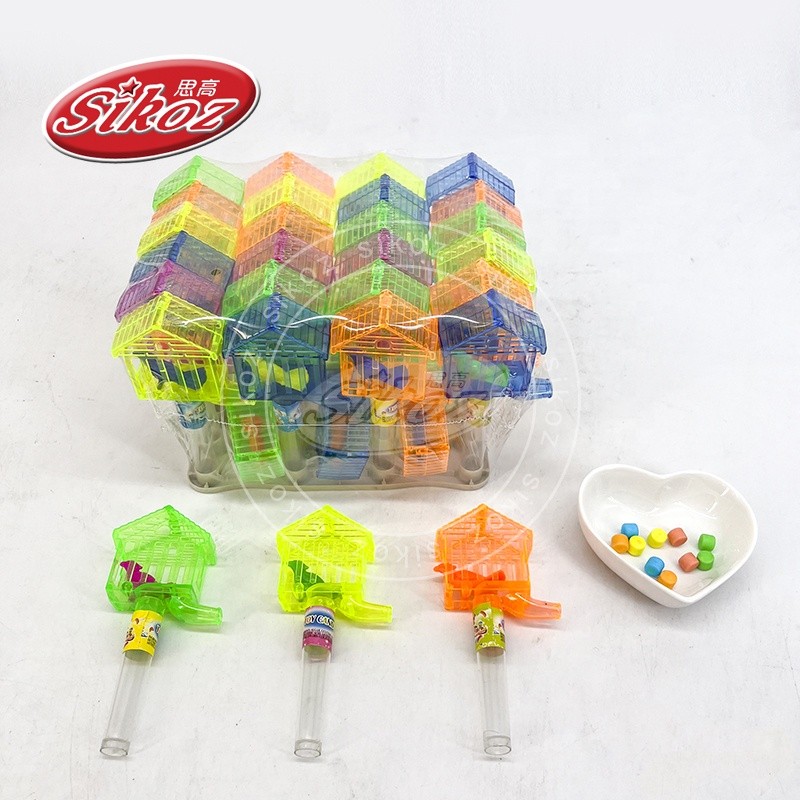 Whistle Birdcage Candy Toys for Cartoon Birds and Bird Cages