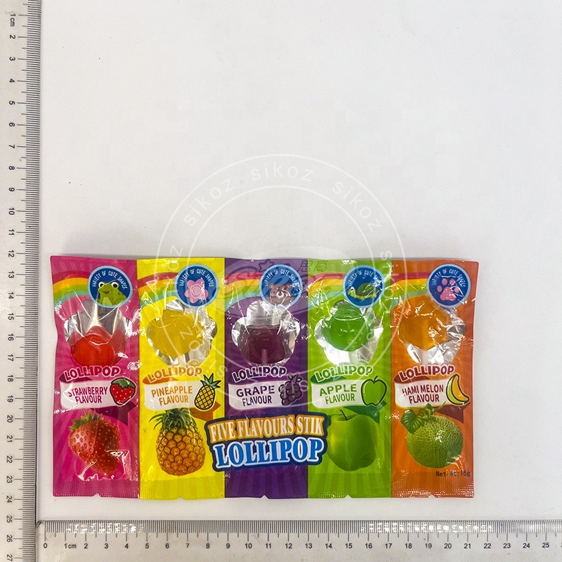 5 in 1 Fruit Flavored Lollipop