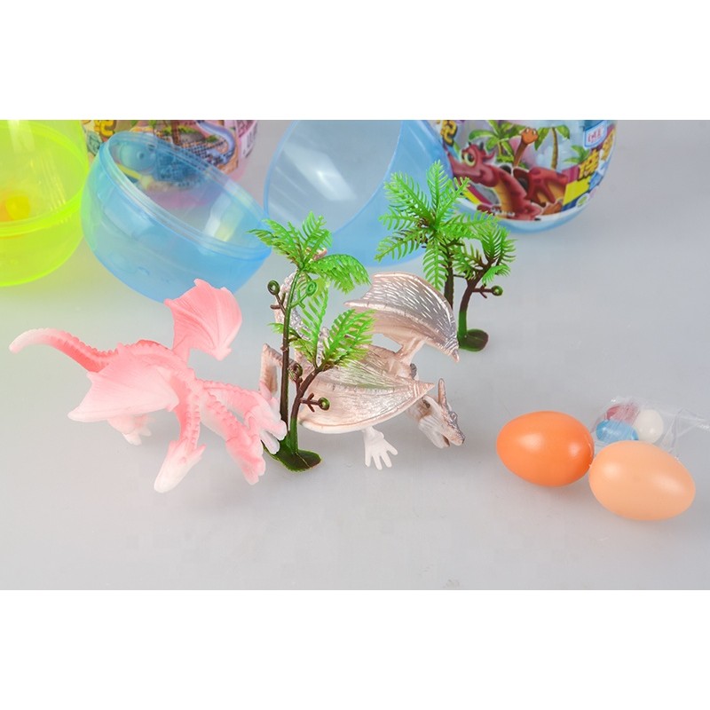 Wholesale Big Plastic Dinosaur Surprise Egg Toy Candy