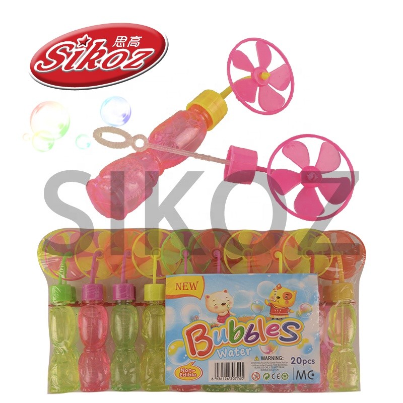 Cartoon Fan Toy Shape Soap Bubble Water