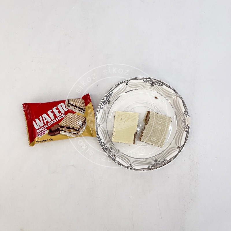 Three Layers of Wafer Chocolate Coating
