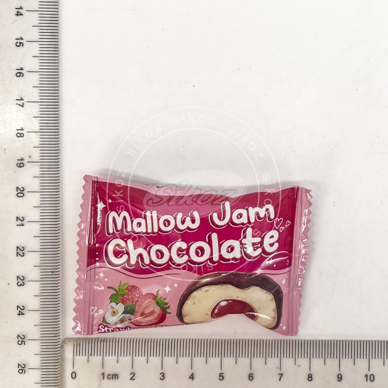 Jam Filled Marshnallow Chocolateerry Jam  Marshmallows