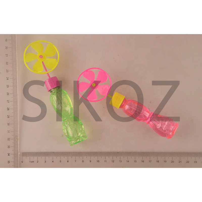 Cartoon Fan Toy Shape Soap Bubble Water