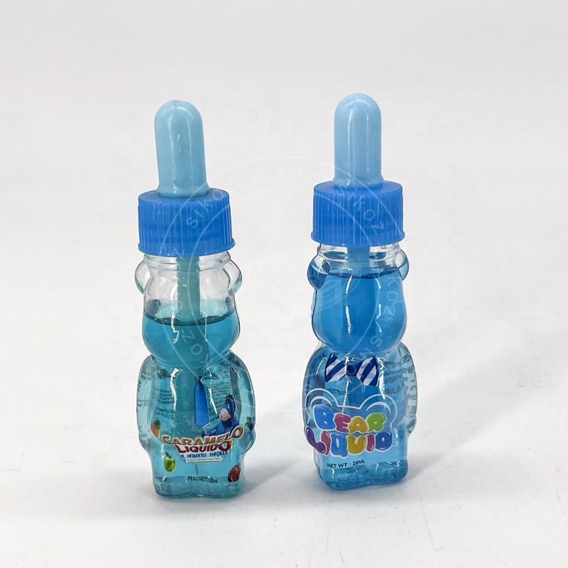 Mix Fruit Flavor Caramel Bear Liquid Candy