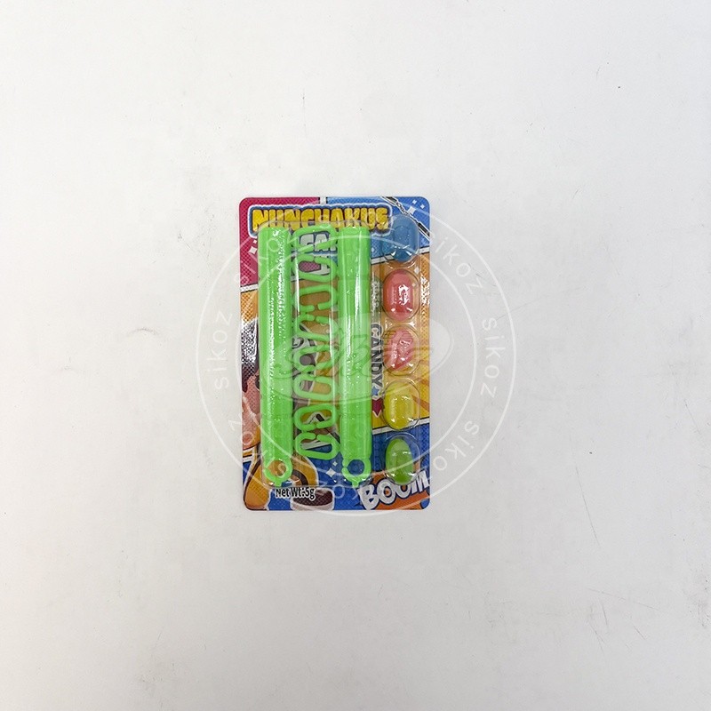 Nunchakus toy and jelly beans