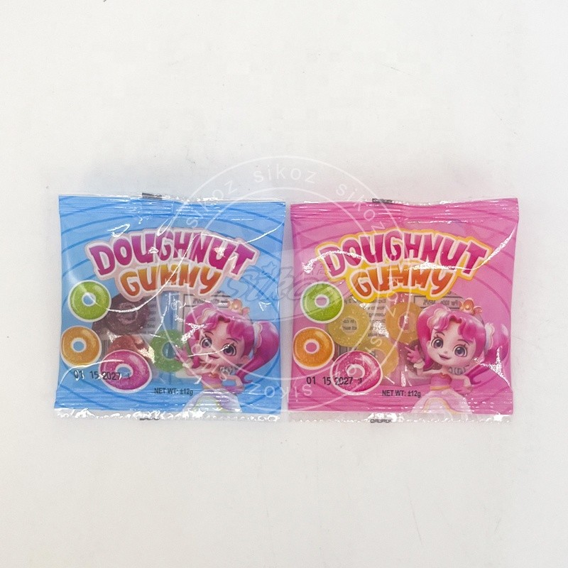 Colorful Circle Soft Candy Fruit Flavored Children's Gummy Candy