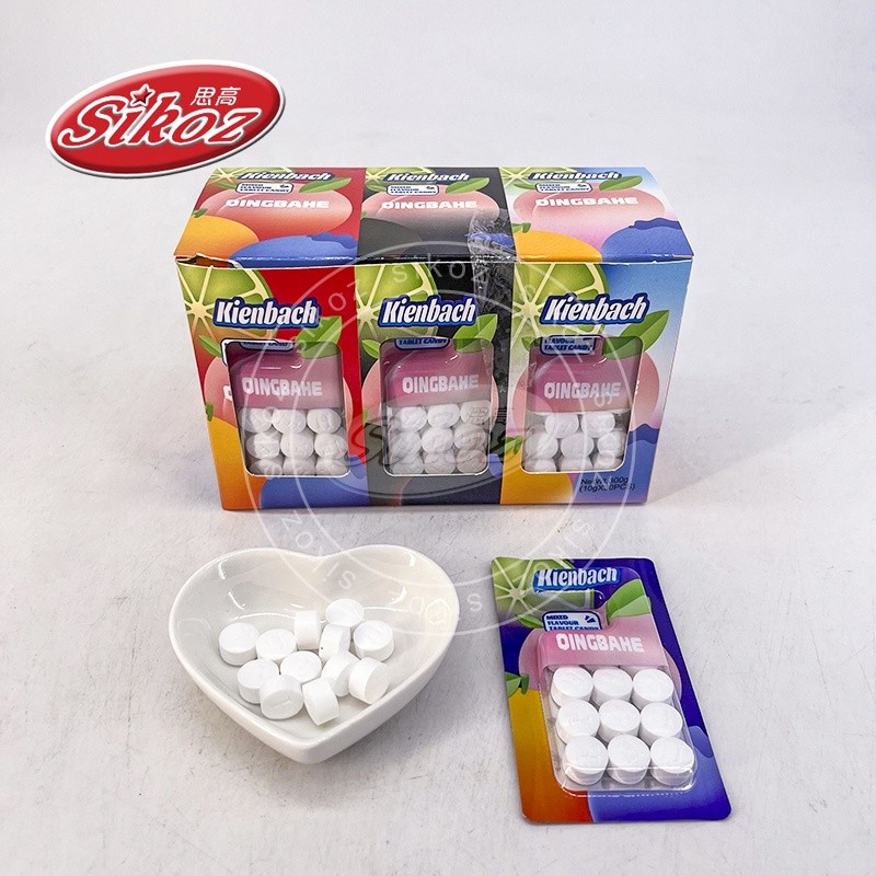 Fruit flavour sugar free candy