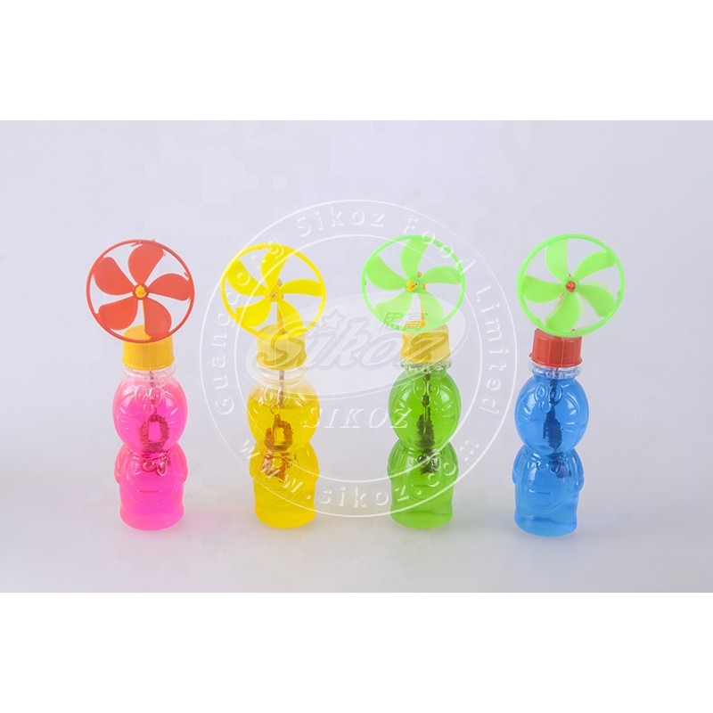 Outdoor Toys Colorful Plastic Pinwheel Shape Soap Bubble Water