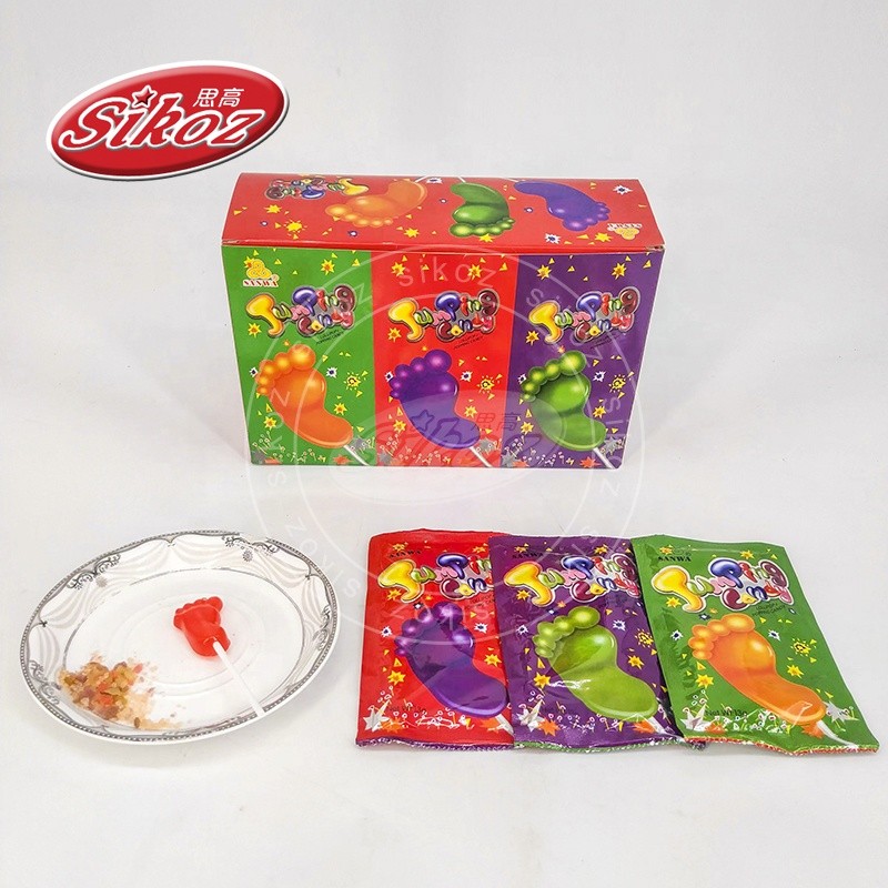 GOOD QUALITY FOOT and FINGER LOLLIPOP WITH JUMPING CANDY
