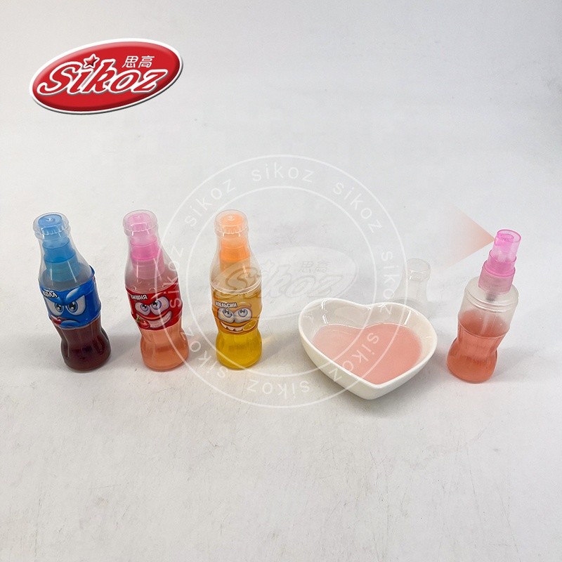 Soda Flavored and Liquid Candy Sprayed Candy