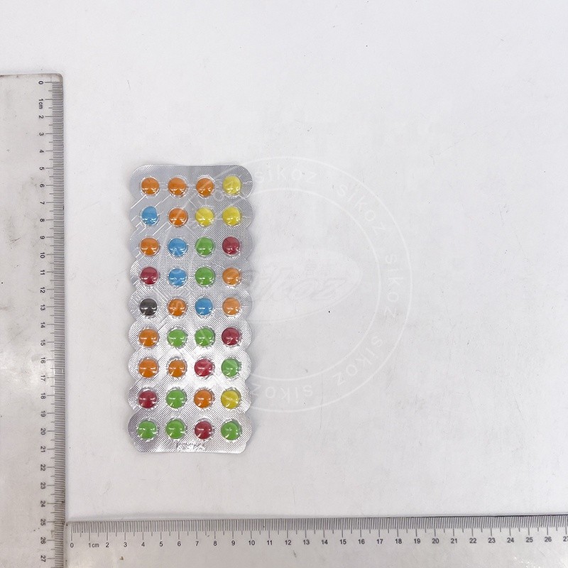 Colorful Pressed Chocolate Beans