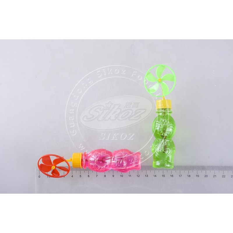 Outdoor Toys Colorful Plastic Pinwheel Shape Soap Bubble Water